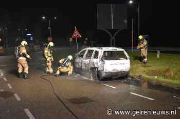 Auto uitgebrand, oorzaak nog onbekend