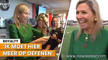 Biertappende Máxima stelt dorpeling teleur: 'Te veel schuim!'