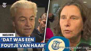Wilders verdedigt Faber: 'Dan doet u haar onrecht aan'