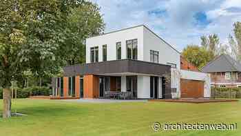 Luxe villa met Fraké Noir gevelbekleding