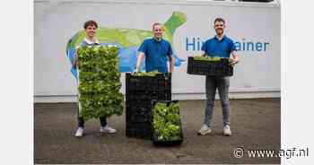 Wageningse start-up teelt verse groenten in container in Oekraïne