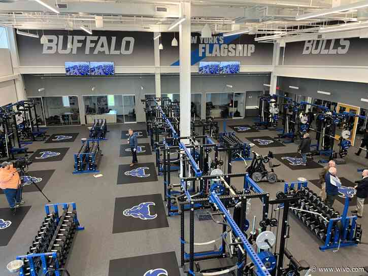 Take a look inside UB's new weight room for athletes