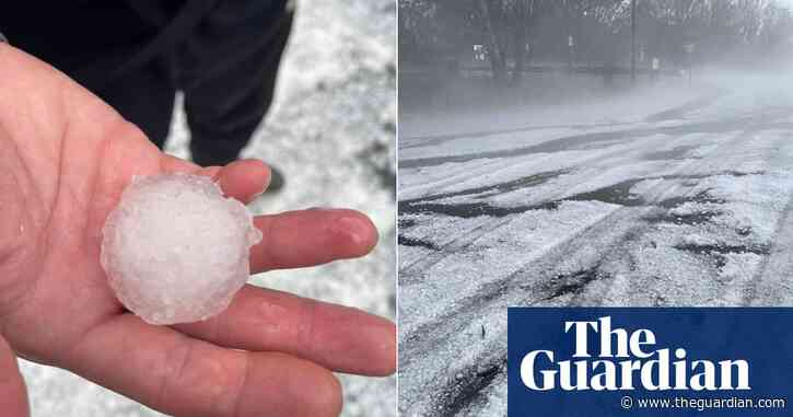 Weather tracker: Storm destruction and 5cm hailstones hit south-east Australia