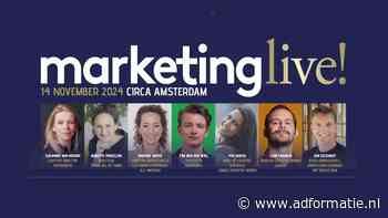 Dit is de complete line-up van MarketingLive! 2024