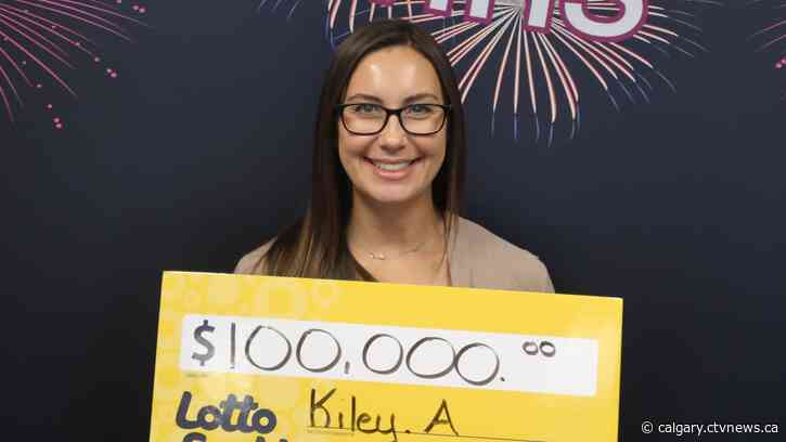 Crossfield resident wins $100K from scratch ticket