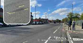 Tyre marks seen in road as investigation underway into fatal Eltham crash