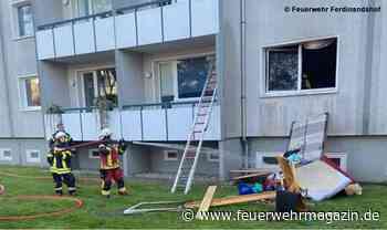 Brand im Plattenbau
