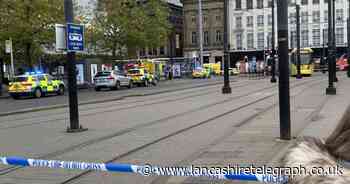 Tram services disrupted after collision in Manchester city centre