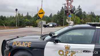 Pedestrian dead after collision with train in Bracebridge