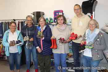 Füllhorn Delbrück gibt 213 Gutscheine für Kinderschuhe heraus