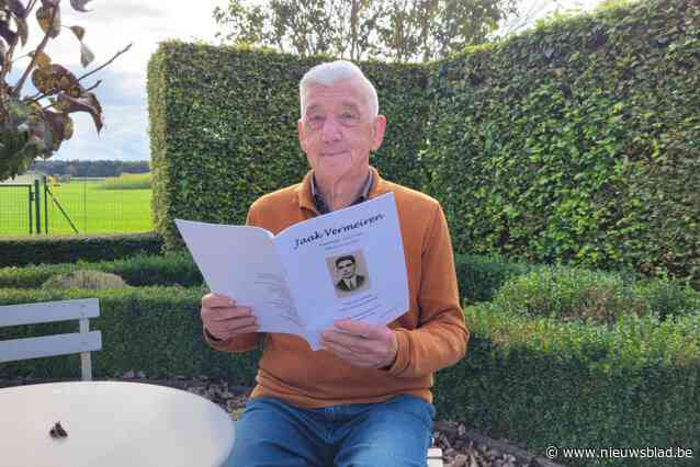 Wuustwezel herdenkt 80 jaar bevrijding op 21 oktober 1944, de familie Vermeiren de dag dat verzetstrijder Jaak Vermeiren stierf in een Duits concentratiekamp