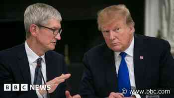 Trump says Apple boss called him to complain about EU