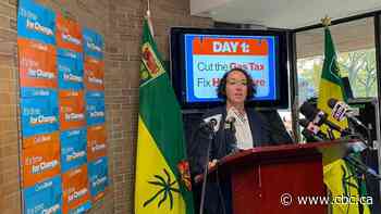 Saskatchewan NDP says 1st priority if elected is to slash the gas tax