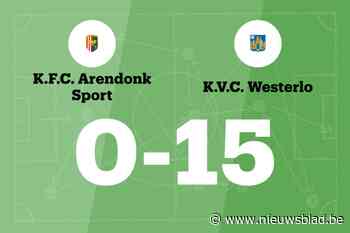 Westerlo B haalt uit tegen Arendonk B