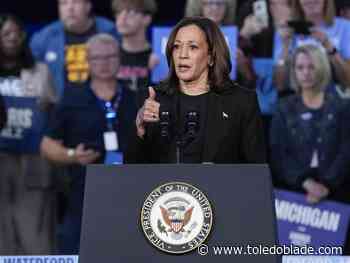 Harris campaigns throughout Michigan ahead of early voting