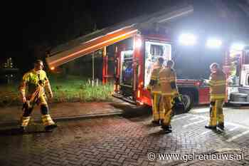 Schuurtje in brand, mogelijk aangestoken