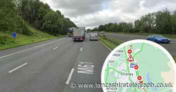 ‘Severe delays’ and lane closed on M61 northbound after crash
