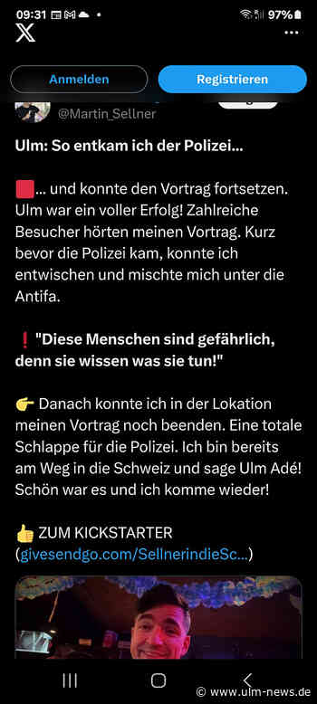 Erfolgreiche Proteste gegen Vortrag von Rechtsextremisten in Neu-Ulm - OB Albsteiger froh über Eingreifen der Polizei