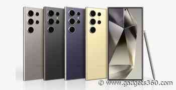 Samsung Galaxy S25 Ultra to Debut in Four Colourways, Tipster Claims