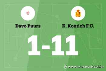 Buitengewoon veel doelpunten bij Kontich C tegen Davo Puurs B