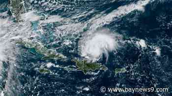 Tropical Storm Oscar forms in the western Atlantic