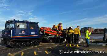 Walkers and dog rescued from Hilbre Island as high tides cut off group