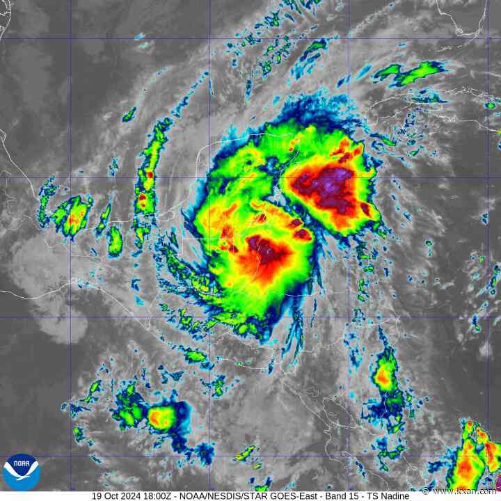 Tropical tracker: T.S. Nadine makes landfall in Belize as Hurricane Oscar forms near Bahamas