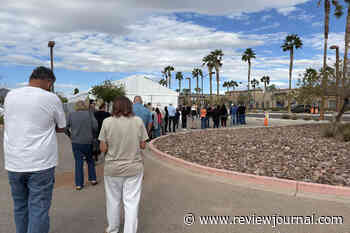 Long lines as early, in-person voting begins in Las Vegas Valley