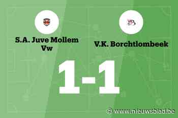 Juve Mollem B en Borchtlombeek B delen de punten