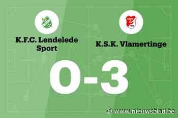 Overduidelijke winst voor SK Vlamertinge tegen FC Lendelede Sport