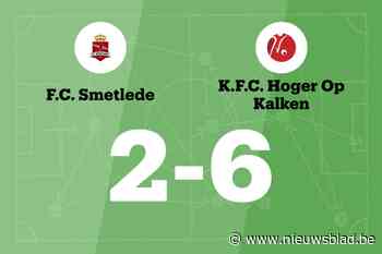 Vijf opeenvolgende overwinningen voor HO Kalken B na 2-6 tegen FC Smetlede B