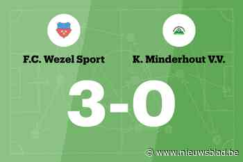 Wezel Sport B wint duel tegen Minderhout