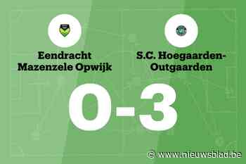 Out-Hoegaarden B wint uit van Mazenzele Opwijk B, mede dankzij twee treffers Balck