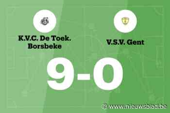 DT Borsbeke B heeft geen medelijden met VSV Gent