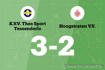 THES Sport wint thuis tegen Hoogstraten VV