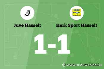 Ook Herk Sp. houdt Juve Hasselt van winst af