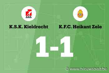 KSK Kieldrecht en KFC Heikant Zele eindigen op 1-1-gelijkspel