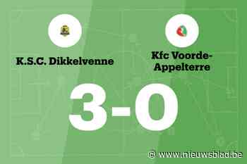 De Schryver maakt twee goals voor KSC Dikkelvenne in wedstrijd tegen KFC Voorde-Appelterre