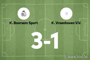 Ook Boorsem B houdt Vroenhoven van winst af