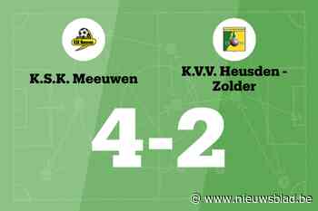 Meeuwen beëindigt reeks van vier nederlagen