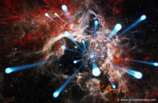 Giant Cluster is Spitting Out Massive Stars