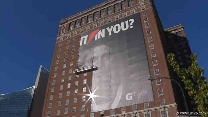 Josh Allen poster coming down after expired contract