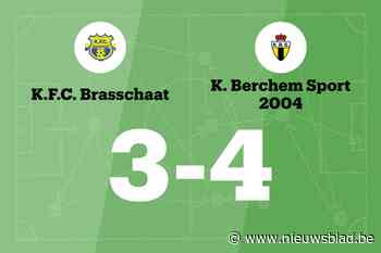 Spectaculaire ommekeer van Berchem Sport B uit tegen Brasschaat