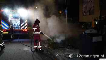 Afvalbrand op Vrydemalaan in Groningen zorgt voor tijdelijke wegafsluiting