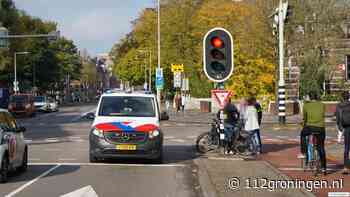 Fietser raakt ten val op de Hereweg, 1 gewonde (update)