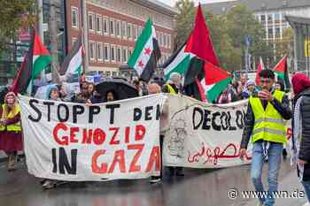 Auseinandersetzungen zwischen Pro-Palästinensern und Polizei