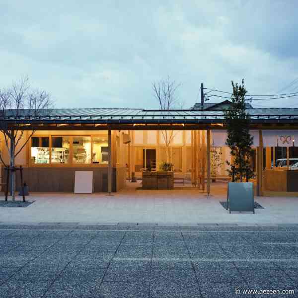Funamachi Base cafe and sweet shop designed as "extension of the park"