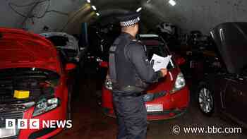 Three arrested following 'chop shop' garage raid