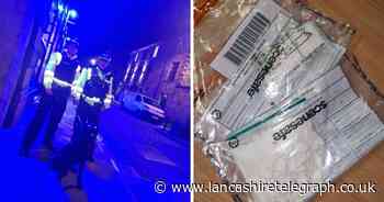 Two arrested after police dog sniffs out men with suspected class A drugs