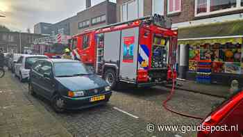 Brand in supermarkt Bosweg, brandweer forceert deur